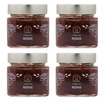 CLUB DEL GOURMET 스페인 장미 잼 젤리 스프레드 220g x4개, 4개