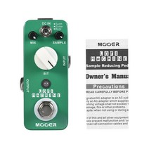 Mooer MSE1 Lofi 기계 일렉트릭 기타 이펙트 페달 뮤지컬 액세서리 넓은 범위 샘플링 속도/깊이 감소 튜너