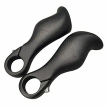 이너바엔드 자전거 손잡이 그립 핸들바 교체 초경량 125g 매트 3K 풀 카본 산악 MTB 핸들 바 엔드, 02 Matte