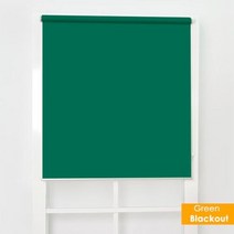 우드블라인드 창문햇빛가리개 SCHRLING100 암막 장력 롤러 블라인드 마운트 내부에 드릴 설치 없음 윈도우 룸용 셔터, Green+W80xH180cm