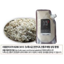 천연발효 누룩소금장(파우치) 무설탕/무주정 발효플러스 국내산쌀누룩사용 시오코지, 4팩, 500g