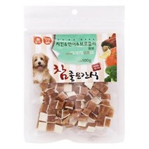 73 빵빵야 / 참좋은간식 치킨 연어 브로콜리 큐브 100g 강아지간식 애견수제간식 강아지패드 강아지간식대용량 건식사료, 상세페이지 참조