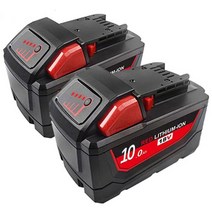우스틴스 9Ah 10Ah 11Ah 12Ah 밀워키 교체하다 공구 리튬 배터리 2PCS
