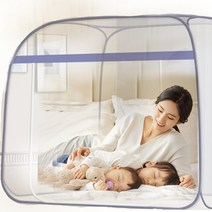 사각 원터치 모기장 텐트 사각모기장 대형 슈퍼싱글 퀸 패밀리 침대