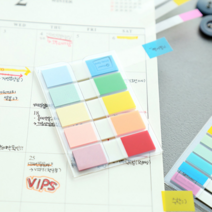 팝업플래그 떡메모지 떡메 메모잇 9색 20매 44x6