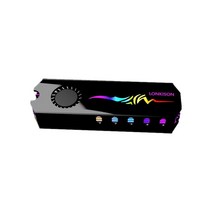 SSD 라디에이터 터빈 팬 방열판 재질은 M.2 2280 SSD 12V RGB 4PIN5V ARGB 3PIN 합금 11, 5V ARGB 3핀