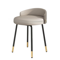 MONTHERIA 화장대스툴 회전 화장대의자 인테리어의자 WJC135-21, 그레이