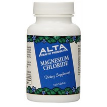 Alta Health Magnesium Chloride Tablets 100 Count 알타 염화 마그네슘 카운트, 1개, 1개