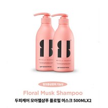 DR방기원 모아젤 플로럴 머스크 샴푸 500ml x 2개/두피마사지 SS//+221118, C심스닷컴 본상품선택