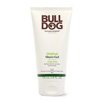 Bulldog 오리지널 쉐이빙 젤 알로에 베라 쉐이브 젤 175 ml, 175ml, 1개