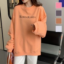 여성 베이직 디자인 레터링 포인트 맨투맨 티쳐스