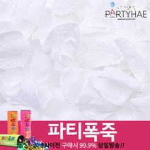 (주)파티해 폭죽 - 웨딩 결혼식축포 플라워사워 릴테잎 꽃가루 세트, F02_플라워샤워이벤트꽃잎-화이트
