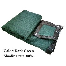 햇빛 가리 녹색 자외선 차단 HDPE 그늘 그물 80% 식물 돛 홈 테라스 발코니 프라이버시 커버 안전 울타리 캐노피 정원, [01] 1x2m, [01] Dark Green