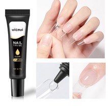 5ML/10g UV/LED 접착 네일 팁 접착제 젤 인조 손톱용 스틱 솔리드 패치 거미 본드 UV, [01] 10g