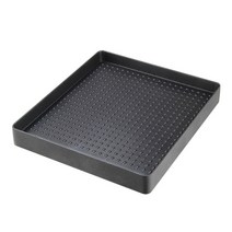 캠핑 그릴 숯불 미니 접이식 웨버 야외용 화로대 22x25cm 휴대용 바베큐 팬 붙지 않는 플레이트 부탄 가스 스토브 밥솥 피크닉 테라스 비치 바베큐 트레이 장비, 3-검은색
