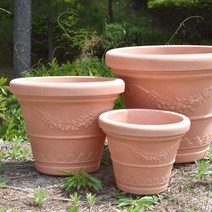 니콜리 플라스틱 화분 30-60cm 이태리 디그리아 실외 로비 도로