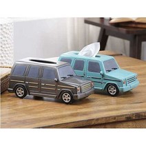 자동차 티슈 상자 휴지 케이스 냅킨 장식품 앤틱, 그레이