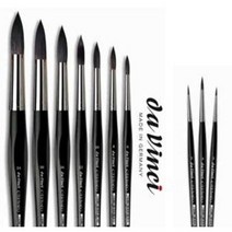 다빈치 수채화 붓 CASANEO 5598 합성수지모 둥근붓 / 옵션선택, 6호