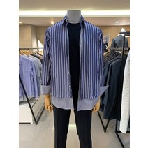 [이지오] EZIO 19 SS 오버사이즈 레어이드 이중겹 캐주얼 남방셔츠 EB3SC00462 (P000904009)