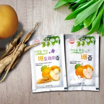 자연식품 자연을 먹은 배도라지즙, 100ml, 100포