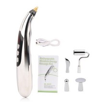 바디 셀룰라이트 마사지기 마사지 펜 얼굴 리프팅 Tens 3 5 헤드 USB 충전식 경락 레이저 펄스, 5head no Box