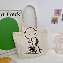 로이조이 여성 캔버스 가방 대용량 에코 숄더백