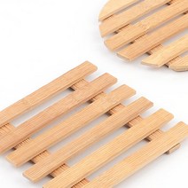 우드 냄비받침대 나무 원목 찌개, 모양, 사각형, 1개