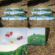 마트498 소풍 야외용 매트 170x180cm 피크닉준비물 꽃놀이 등산용 성묘돗자리 단풍구경준비물 피크닉용품 야외용 얇