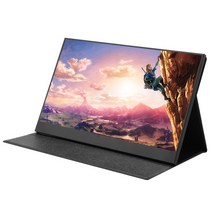 휴대용 모니터 13.3 인치 PS4 SWITCH 게임 컴퓨터, 10인치 1920x1080 VGA+HDMI