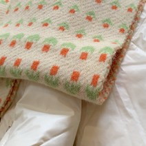 라이팡팡 [부드러운 플라워 스카프] 뽀얀 플라워 한판 웜 니트 워머 니트