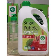 슈가버블 친환경 천연성분 애플 주방세제 4L+940ml, 1세트