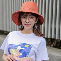 강렬한 햇빛 차단! 가리개! 여성 햇빛 차단 바캉스 모자 가을 쇼핑 무지 벙거지/20306201EA, 이지르trade 본상품선택, 이지르trade 본상품선택