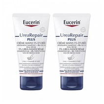 EUCERIN UREA 리페어 플러스 핸드크림 75ML 2개 2팩 논 스티키 건성 피부 보습 케어