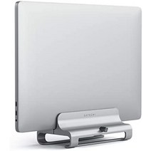 사테치 범용 수직 알루미늄 노트북 스탠드 - 맥북 맥북 프로 Dell XPS 레노버 요가 미국 멀티포트-622568, 실버
