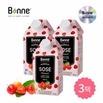 본네 아세로라 퓨레 주스 500mL 3개입, 3개