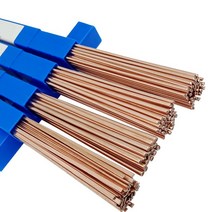 5Pcs Brass Welding Rod Phosphorus Copper Electrode Wire Soldering No Need Solder Powder Rods 1.0/2.0, [05] 2.5mm, [01] 5pcs