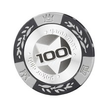 홀덤 게임 칩 포커 숫자칩 세븐 트럼프 보드게임 세트 개배치 클레이 펜타그램 텍사스, 100