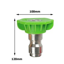 무선 스팀 펌프 건 분사기 고압세척기 1/4 인치 빠른 연결 압력 와셔 자동차 랜스 스프레이 노즐 팁 청소, 03 green