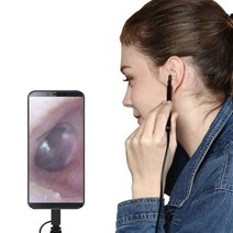 LED 카메라 귀이개 귀후비개, 내시경 귀이개만, 1개