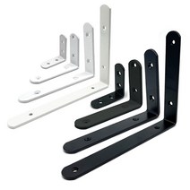 ㄱ자 선반대 꺽쇠 브라켓 받침대 꺽쇠철물 까치발, 기본A형 블랙 [XS] (30mm*30mm), 1개