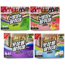 코너형 용기 신발장용 냄새 탈취제 4p 택1 악취제거기 방안냄새제거, 1개, 산도깨비 옷장용탈취제 코튼향