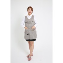 교회/어린이집/유치원/교사용/원피스앞치마/ 원피스 앞치마 그룹오브캣 앞치마, 블루