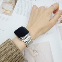 와니즈 애플워치 호환 메탈 스트랩 스틸 7 SE 6 5 4 3 2, 01. 38/40/41mm, 01. 스타라이트