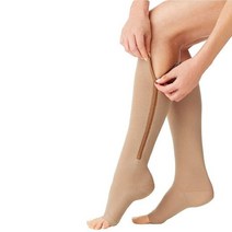 간호사압박스타킹 운동용 지방 지퍼 양말 기능 압축