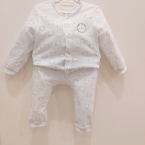 압소바 무형광 면 100% 봄에도 여름에도 착용가능한 남아 내의 세트