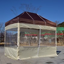 프리폼 베이직 함마톤천막 3x2 투명벽면 4면 풀세트, B투명풀 3X2 진청, 1개