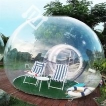 리빙쉘텐트 비바돔 쉘터 플러스 에어 텐트 오크돔 터널형 무료 팬 풍선 버블 하우스 3M/4M/5M 야외 텐트 캠, 05 5M transparent