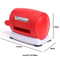 레이저커팅기 초음파커팅 플라스틱 초음파 커터 절단 스크랩북 다이 엠보싱 기계 홈 PC DIY 툴링 종이 공예 조각, [09] Red, 1개