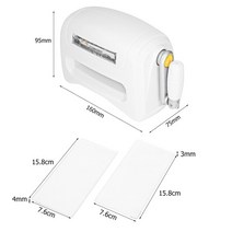 미니 레터프레스 판화 다꾸 다이 커팅 엠보싱 머신 스크랩북 커터 페이퍼 종이 카드 DIY Craft Tool, 6.07