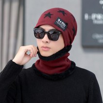 배달기사님 남성방한모 모자세트 남성겨울모자 독특한